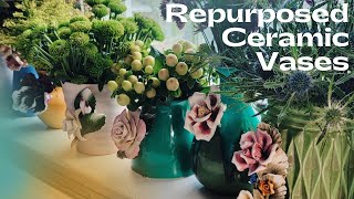 Diy Anthropologieinspired Ceramic Vases Transforming Trash Into Treasure [upl. by Danczyk755]