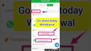 Go share withdrawal succese todaygo share withdrawal problem solve [upl. by Ahsaf105]