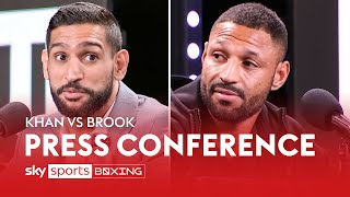 AMIR KHAN VS KELL BROOK 💥 PRESS CONFERENCE [upl. by Notnilc439]