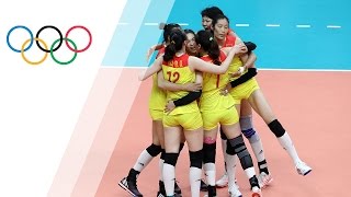 China defeat Serbia to win Womens Volleyball gold  Rio 2016 Olympic Games [upl. by Shellie]