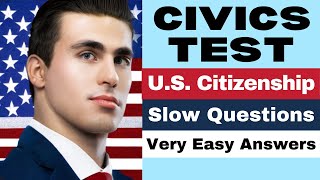 Practice the Civics Test Official Questions US Citizenship 2023 N400 Interview 2008 version 13 [upl. by Doyle]