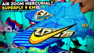 Air Zoom Mercurial Superfly 9 Elite Kylian Mbappé  Unboxing amp Reviews [upl. by Ecenahs]