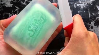 IRISH SPRING IN GLYCERIN SOAP Soft Soap Cutting ASMR [upl. by Henderson]