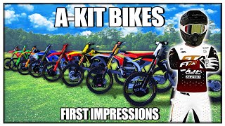 FINALLY testing the A KIT Bikes in MX BIKES [upl. by Lekcar]