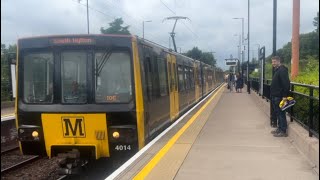 Tyne and Wear Metro  Metrocars 40424014 at Callerton Parkway [upl. by Avlasor536]