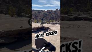 Moab Rocks Husqvarna TX300 dirtbike enduro hillclimb singletrack youtube FlavorCrew DSR [upl. by Nnylarak]