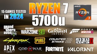 Ryzen 7 5700U Gaming Test in 2024  is it good for Gaming [upl. by Charlean280]