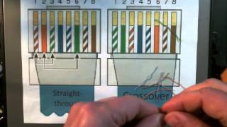 How to Make an Ethernet CAT5 RJ45 Crossover Cable [upl. by Cline]