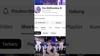 what exu Face reveal exuwolfenshire JJ vtuber Exu [upl. by Essy]