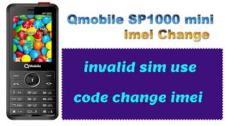 Qmobile SP1000 mini 2020 Imei Change Code Qmobile China SP1000 imei Repair Code invalid [upl. by Toole]