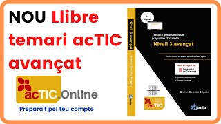 🟠 Nou llibre Temari acTIC 3 Nivell avançat  Texpliquem com és el nou llibre oficial Ed Altaria [upl. by Aryamoy]