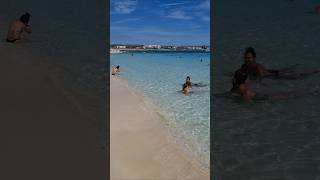 Beautiful Ayia Napa Beach 🏖 Makronissos Cyprus 🤩 cyprus ayianapa beachlife beach [upl. by Acirfa]