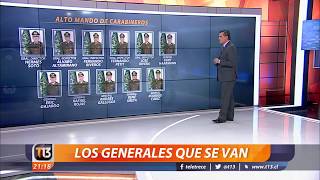 Los generales de Carabineros que se van [upl. by Nosoj]