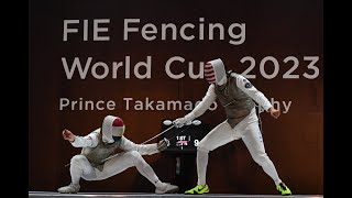 Tokoname Japan 2023 Individual Mens Foil Finals Highlights [upl. by Achilles]