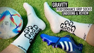 GRAVITY PERFORMANCE GRIP SOCKS  UNBOXING amp REVIEW [upl. by Ordnassela]