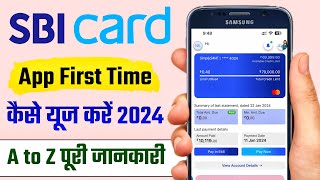 SBI Card App Kaise Use Kare  How to Use SBI Card App in Hindi  Registration  HumsafarTech [upl. by Eniluap]