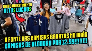 DESCUBRA O FORNECEDOR DAS CAMISAS MAIS BARATAS DO BRÁS 💰 RENDA EXTRA GARANTIDA [upl. by Ecnedurp111]