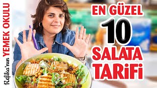 EN Sevdiğimiz 10 Salata Tarifi 🥗  Sezar Salata Enginar Salatası Gavurdağı Salata ve Daha Fazlası [upl. by Eytteb]