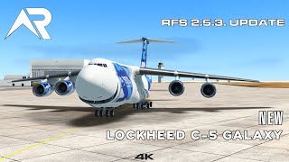 RFS Real Flight Simulator Update 253  NEW Lockheed C5B Galaxy and SAAB 340B Rework  IN 4K [upl. by Elson484]