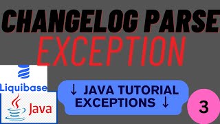 Change Log Parse Exception Liquibase with Spring Boot  Liuibase  spring boot [upl. by Hortense]