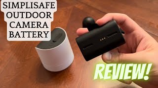 SimpliSafe Power Pack Extended Security Camera Life  Deets with Decks [upl. by Drofwarc]