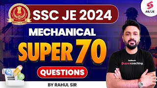 SSC JE 2024 Mechanical Engineering  Super 70 Thermal Questions SSC JE 2024 Mechanical by Rahul Sir [upl. by Iral549]