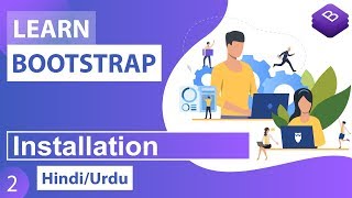 Bootstrap CSS Framework Installation Tutorial in Hindi  Urdu [upl. by Moyer]