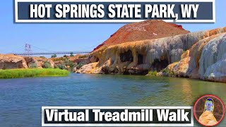 City Walks  Thermopolis Wyoming Hot Springs State Park Walking Tour  Virtual Walk in 4K [upl. by Yunfei]