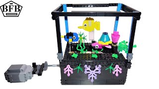 Lego Aquarium MOC mit motorisierten Fischen  Umbau des Lego Creator 31122 Set [upl. by Norrv]