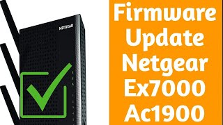 How to Update Netgear Ex7000 Ac1900 Firmware Netgear Extender Software Update  Devicessetup [upl. by Jilleen925]