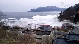 Tsunami Hits Omoe Peninsula Miyako City 311 ExtendedFixed [upl. by Sachiko443]