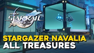 Honkai Star Rail Stargazer Navalia All Treasure Locations All Chests amp Warp Trotters [upl. by Scribner]