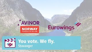 Stavanger  You vote We fly  Eurowings [upl. by Oiciruam]