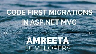 Entity Framework Code First Migrations in ASPNet MVC [upl. by Yellat306]