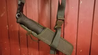 Terävä Skrama British PLCE bayonet frog Baldrick rig [upl. by Meter]