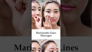 FACE LIFTING MASSAGE TO LIFT UP DROOPY MOUTH CORNERS Marionette lines 👄shorts [upl. by Yttisahc786]