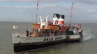 Paddle Steamer Waverley on the River Thames [upl. by Berey]