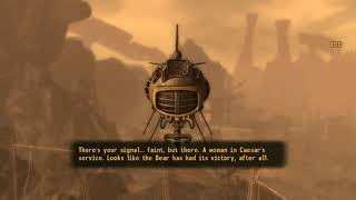 Fallout New Vegas  Talking to Ulysses as a Female Legionary Lonesome Road [upl. by Anayhd]