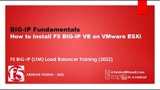 How to Install F5 BIGIP VE on VMware ESXi [upl. by Gerdi]