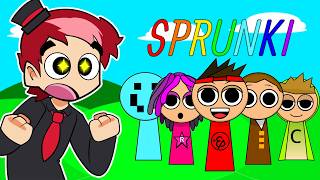 Fiz os SPRUNKIs dos YOUTUBERS [upl. by Alvy]