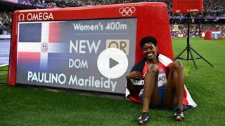 Marileidy Paulino wins 400m Womens final Olympics Paris 2024  Marileidy Paulino wins Gold Medal [upl. by Eelannej48]