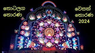 Vesak thorana 2024thotalagacolombo 14 in sri lanka [upl. by Ruhtra]