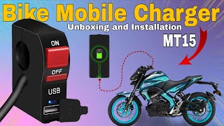 Bike mobile charger  Charge your phone with bike  How to install bike mobile charger Godugu Kalyan [upl. by Laddie951]