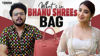 Guess Whats in BHANU SHREEs Bag  Kaasko  Nikhil Vijayendra  Tamada media bhanushree [upl. by Adieren]