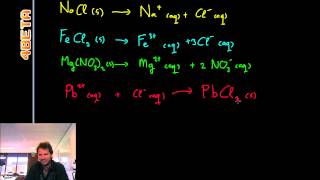 Scheikunde  zouten oplossen en indampen  notatie [upl. by Yelnats]