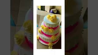 three tier cake design [upl. by Morvin]