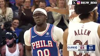 BROOKLYN FAN REACTS TO CAVALIERS at 76ERS  FULL GAME HIGHLIGHTS [upl. by Pascale]