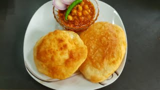 Bhatura recipe with soda water  Punjabi bhatura  How to make instant bhatura at home  Recipe 40 [upl. by Aitnas883]