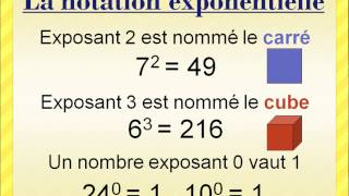 La notation exponentielle [upl. by Atiugram]