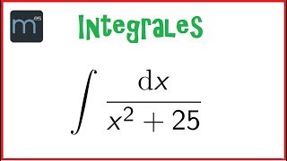 Integral Cociente de polinomios  arcotangente integrales racionales [upl. by Yzus]